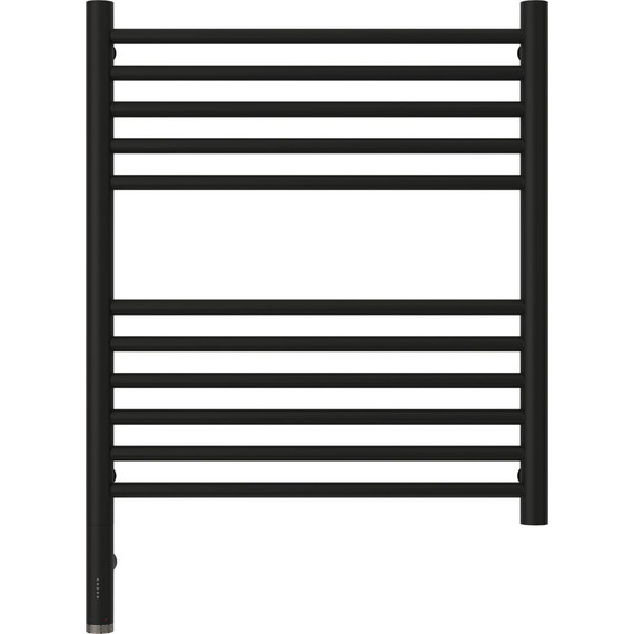 Полотенцесушитель электрический Сунержа Богема 3.0 П11 600x500 мм (прямая перемычка) 31-5804-6050 L, чёрный матовый фото 2
