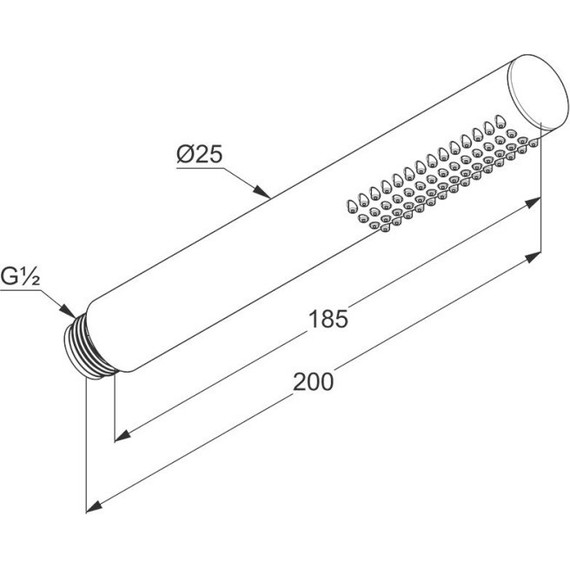 Ручной душ Kludi Nova Fonte 1S 3912053-00, белый матовый - 2 Ручной душ Kludi Nova Fonte 1S 3912053-00, белый матовый фото 2