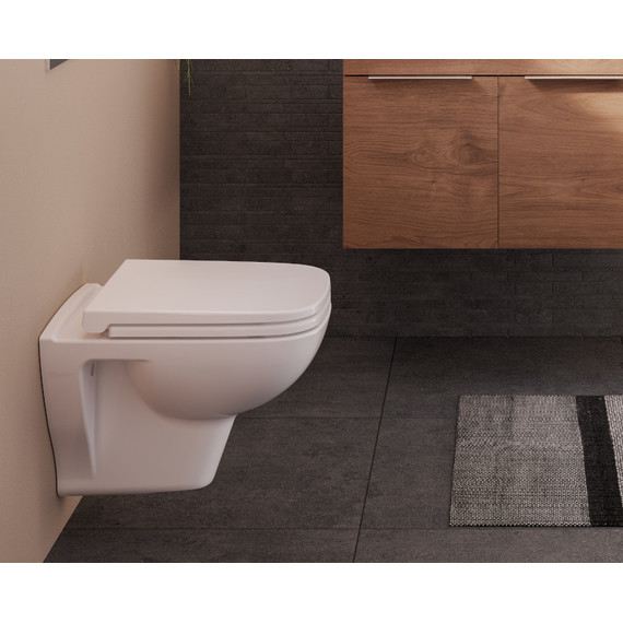 Унитаз подвесной безободковый Vitra S20 7508B003-0075 фото 4