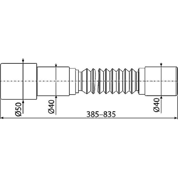 Гибкое соединение Alcadrain A795 фото 2