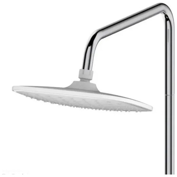 Душевая стойка Haiba HB24805-8, белый/хром - 4 Душевая стойка Haiba HB24805-8, белый/хром фото 4