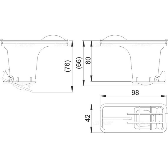 Комплект комбинированных гидрозатворов Alcadrain P095 фото 2