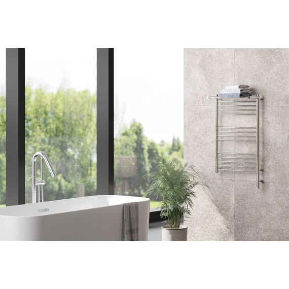 Полотенцесушитель электрический Сунержа Богема с полкой 3.0 П14 800x500 мм (прямая перемычка) 00-5807-8050 R фото 4