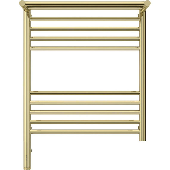 Полотенцесушитель электрический Сунержа Богема с полкой 3.0 П10 600x500 мм (прямая перемычка) 020-5806-6050 L, шампань фото 2