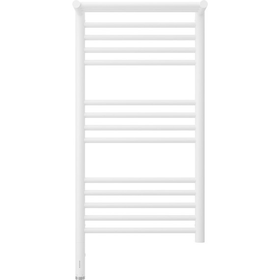 Полотенцесушитель электрический Сунержа Богема с полкой 3.0 П14 800x400 мм (прямая перемычка) 30-5806-8040 L, белый матовый - 2 Полотенцесушитель электрический Сунержа Богема с полкой 3.0 П14 800x400 мм (прямая перемычка) 30-5806-8040 L, белый матовый фото 2