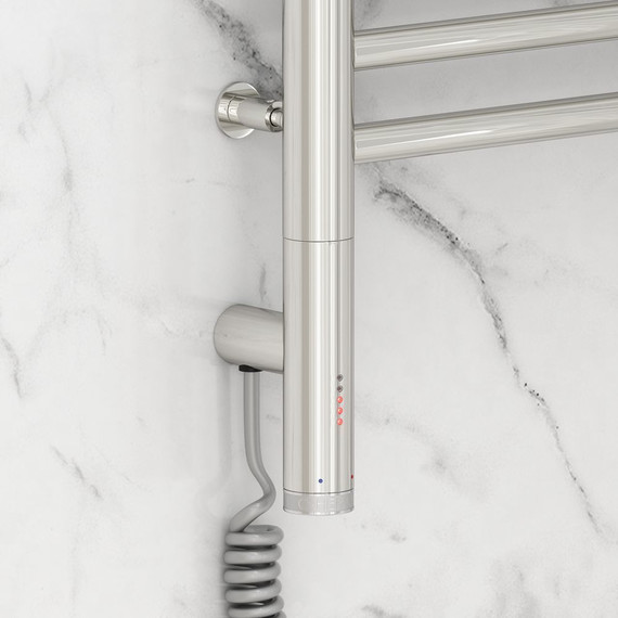 Полотенцесушитель электрический Сунержа Богема с полкой 3.0 П20 1200x400 мм (прямая перемычка) 00-5806-1240 L фото 3