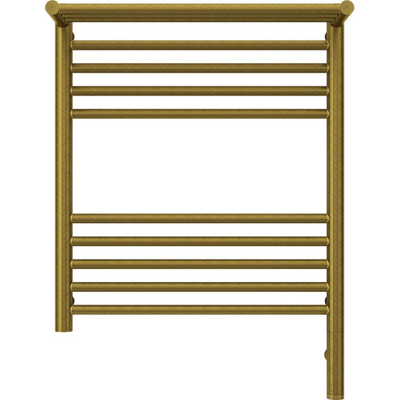 Полотенцесушитель электрический Сунержа Богема с полкой 3.0 П10 600x500 мм (прямая перемычка) 05-5807-6050 R, состаренная бронза фото 2