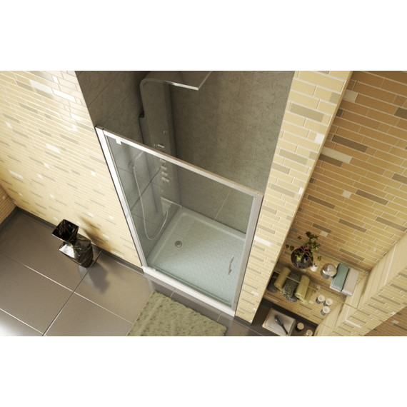 Душевая дверь Bravat Line 100 см, BD100.4111A, хром/прозрачное фото 6