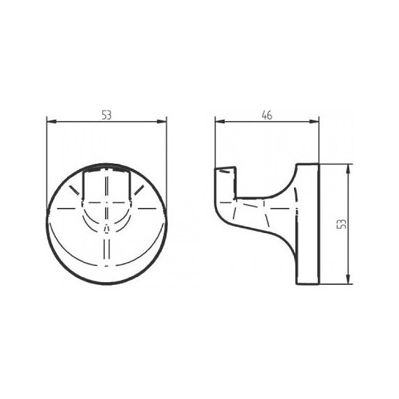 Крючок Haceka Aspen 405312 - 3 Крючок Haceka Aspen 405312 фото 3