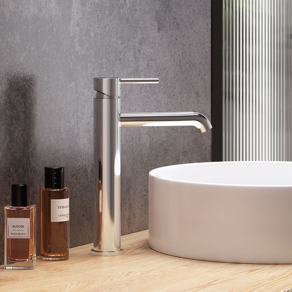 Смеситель для раковины высокий Damixa Scandinavian Pure 360250000, Цвет производителя: хром фото 2