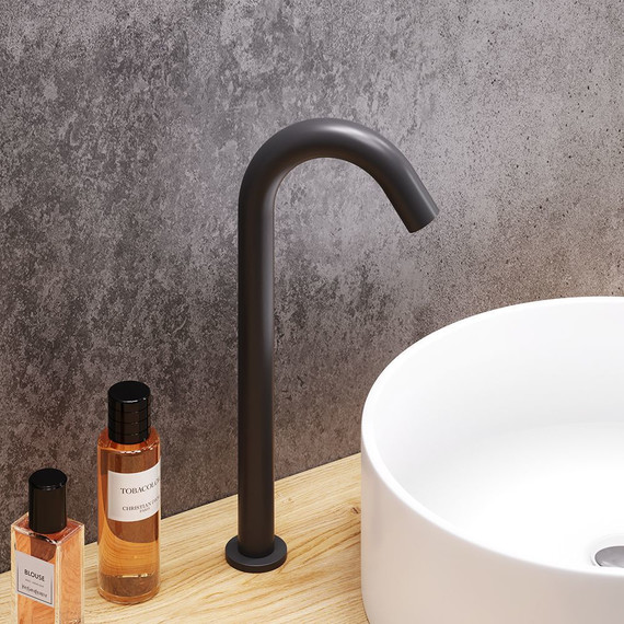 Смеситель для раковины высокий сенсорный Damixa Scandinavian Pure 360280300, черный, Цвет производителя: чёрный фото 3