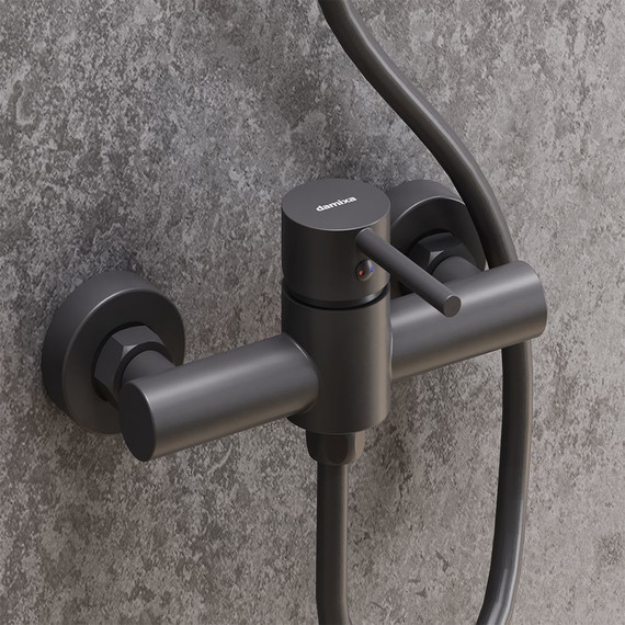 Смеситель для душа Damixa Scandinavian Pure 362000300, черный, Цвет производителя: чёрный фото 3