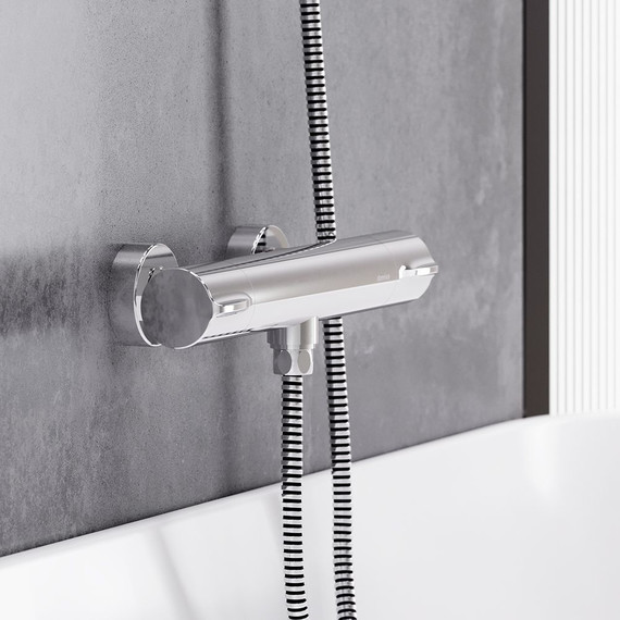 Смеситель для душа с термостатом Damixa Scandinavian Pure 366000000, Цвет производителя: хром фото 2