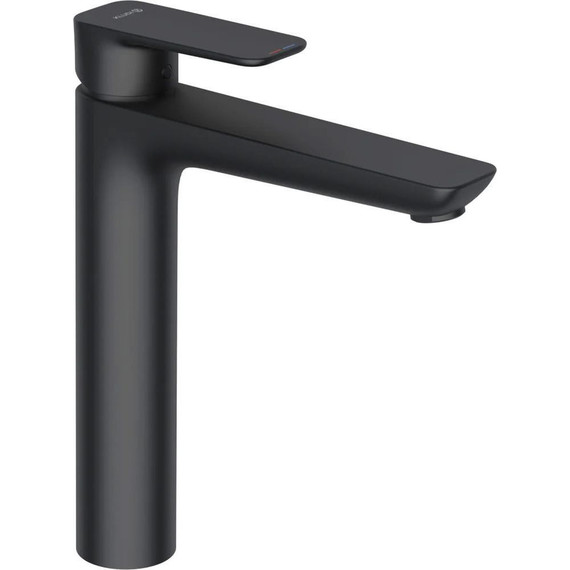 Смеситель для раковины высокий Kludi Pure&Style 402963975, черный матовый фото 