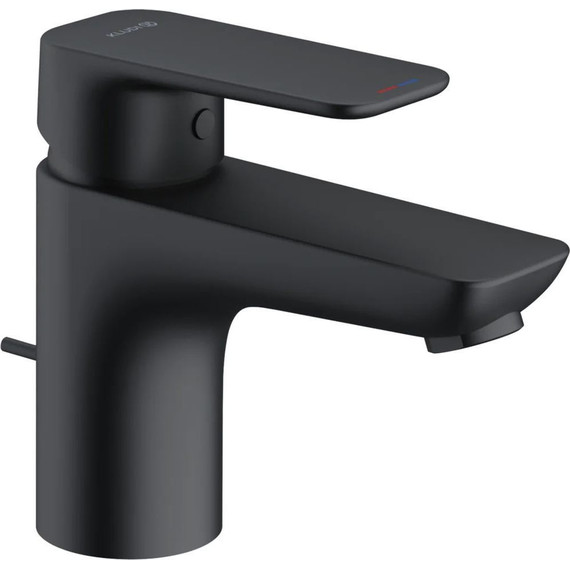 Смеситель для раковины Kludi Pure&Style 403823975, черный матовый фото 