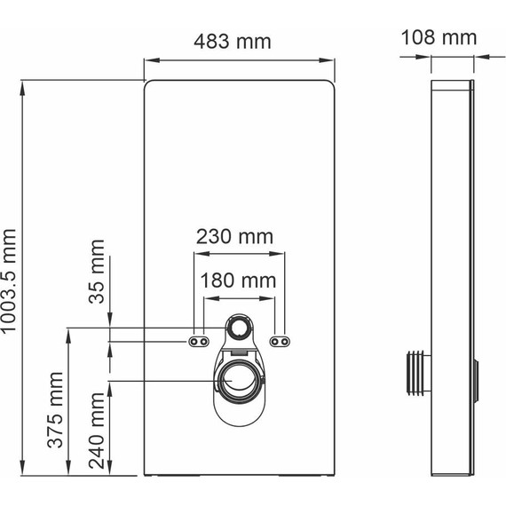 Инсталляция для унитаза WasserKraft Naab 86TLT.040.SE.WH - 6 Инсталляция для унитаза WasserKraft Naab 86TLT.040.SE.WH фото 6