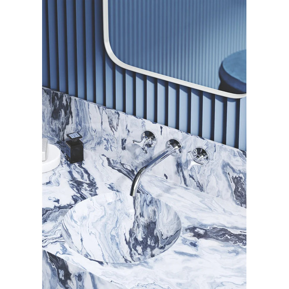 Смеситель для раковины настенный Kludi Nova Fonte Deco 201460539 фото 2