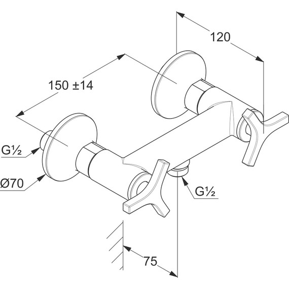Смеситель для душа Kludi Nova Fonte Deco 207100539 фото 3