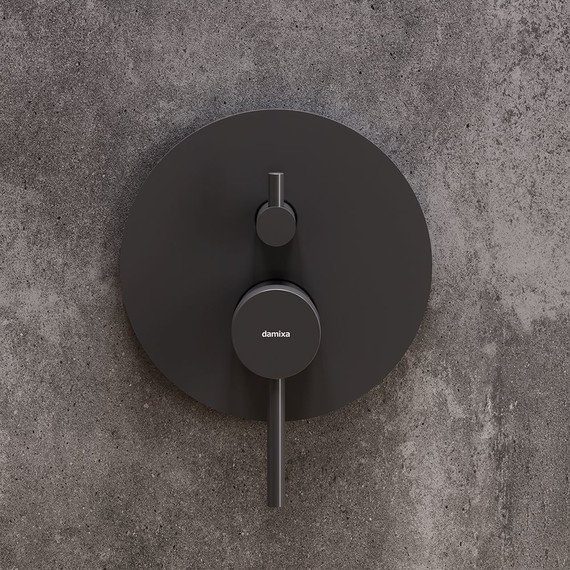 Смеситель для ванны Damixa Scandinavian Pure 367100300, черный, Цвет производителя: чёрный фото 2