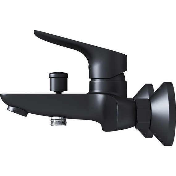 Смеситель для ванны Damixa Jupiter 771000301, черный, Цвет производителя: чёрный фото 4