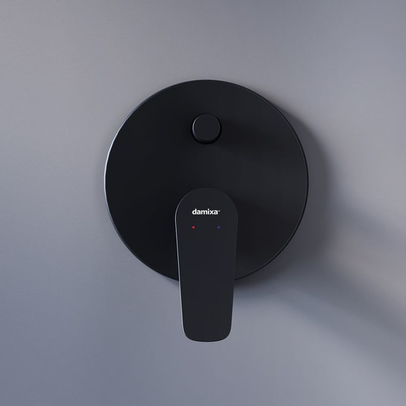 Смеситель для ванны Damixa Jupiter 777100300, черный, Цвет производителя: чёрный фото 2