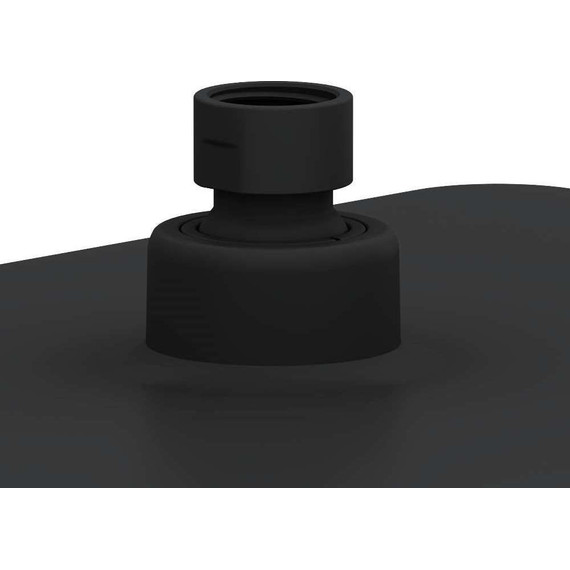 Верхний душ Damixa Merkur 310x200 мм 940050300, черный фото 2