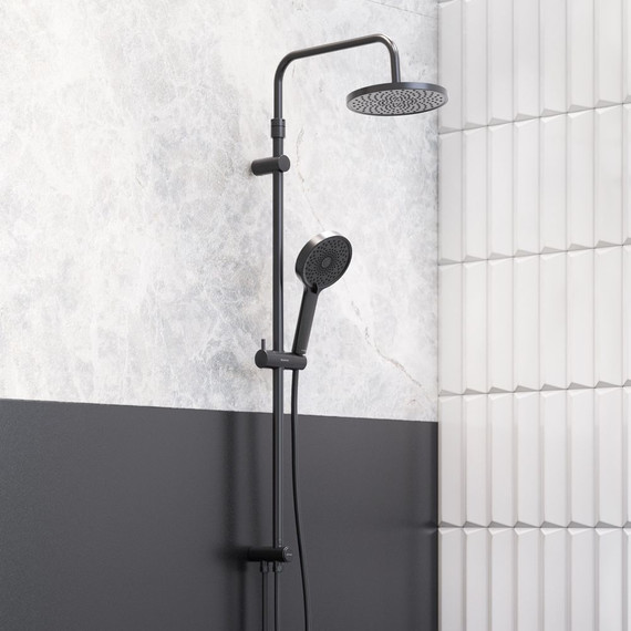 Душевая стойка Damixa Apollo 947000300, черный фото 2