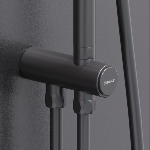 Душевая стойка Damixa Apollo 947000300, черный фото 4