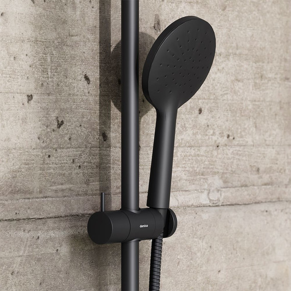 Душевая стойка Damixa Jupiter 977000300, черный фото 3