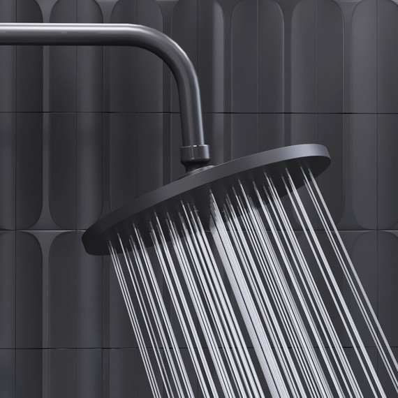 Душевая стойка c термостатом Damixa Jupiter 977810300, черный фото 6