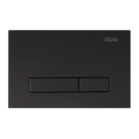 Кнопка смыва Sole S0120 Black фото 