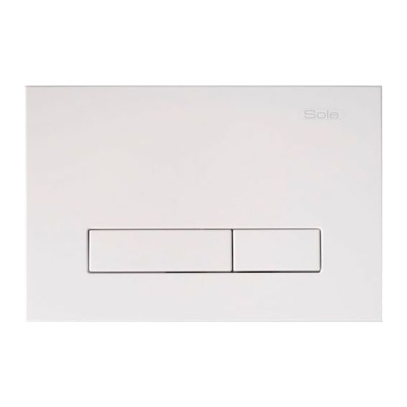 Кнопка смыва Sole S0120 White фото 
