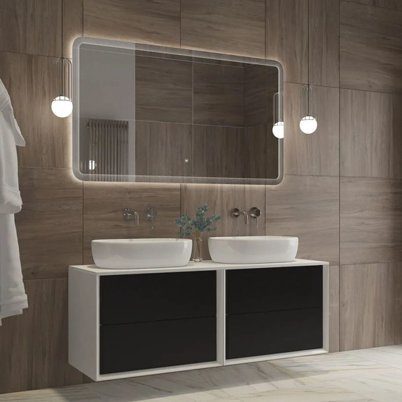 Зеркало Cezares Duet Led 140 см CZR-SPC-DUET-1400-800-LED-TCH фото 5