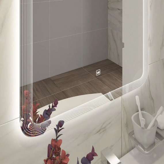 Зеркало Cezares Duet Led 80 см CZR-SPC-DUET-800-800-LED-TCH фото 6