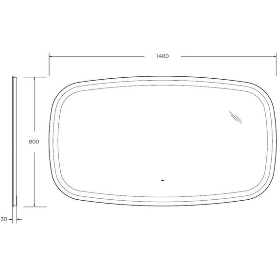 Зеркало Cezares Molveno Led 140 см CZR-SPC-MOLVENO-1400-800-MOV - 8 Зеркало Cezares Molveno Led 140 см CZR-SPC-MOLVENO-1400-800-MOV фото 8