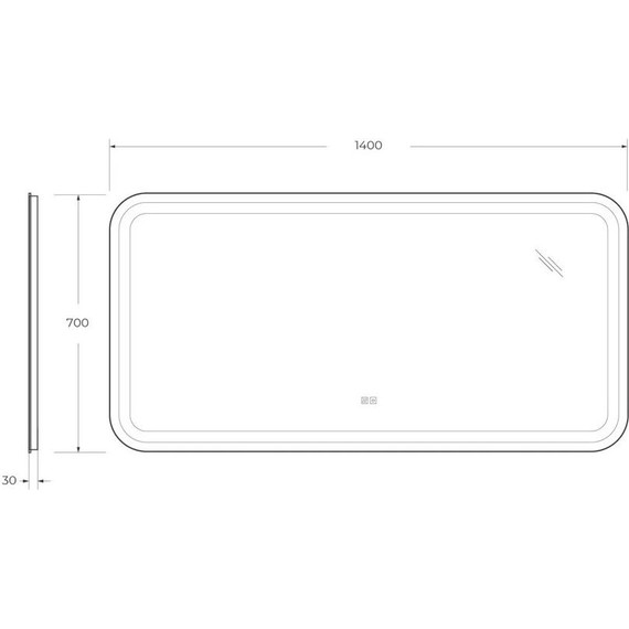 Зеркало Cezares Stylus Led 140 см CZR-SPC-STYLUS-1400-700-TCH-WARM - 9 Зеркало Cezares Stylus Led 140 см CZR-SPC-STYLUS-1400-700-TCH-WARM фото 9