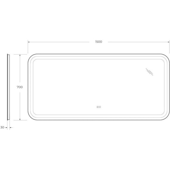 Зеркало Cezares Stylus Led 150 см CZR-SPC-STYLUS-1500-700-TCH-WARM - 10 Зеркало Cezares Stylus Led 150 см CZR-SPC-STYLUS-1500-700-TCH-WARM фото 10