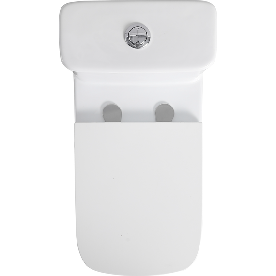 Унитаз-моноблок безободковый Sole Orax с тонкой крышкой микролифт фото 4