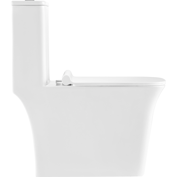 Унитаз-моноблок безободковый Sole Slot с тонкой крышкой микролифт - 2 Унитаз-моноблок безободковый Sole Slot с тонкой крышкой микролифт фото 2