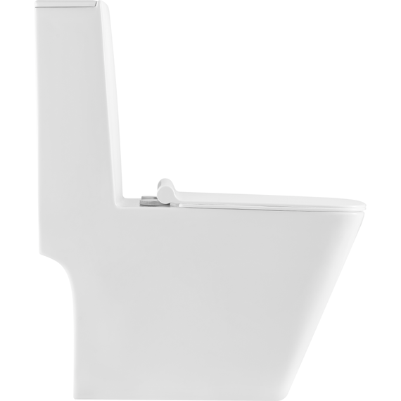 Унитаз-моноблок Sole Top с тонкой крышкой микролифт - 2 Унитаз-моноблок Sole Top с тонкой крышкой микролифт фото 2