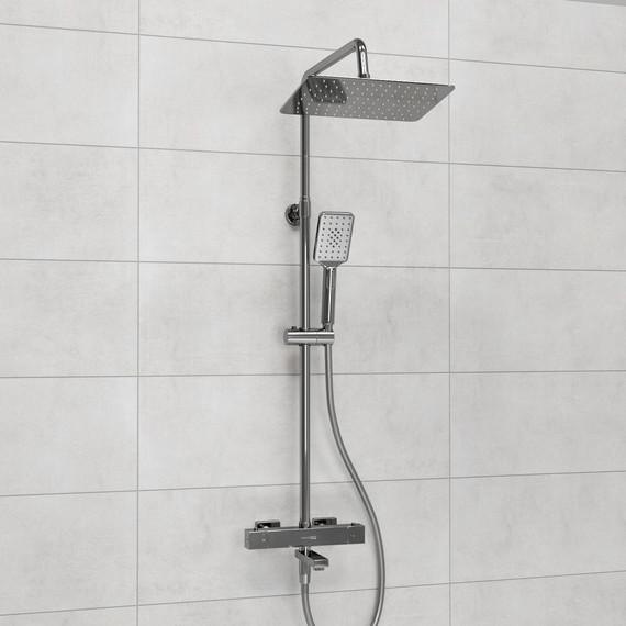 Душевая стойка с термостатом WasserKraft A199.069.126.087.CH Thermo - 2 Душевая стойка с термостатом WasserKraft A199.069.126.087.CH Thermo фото 2