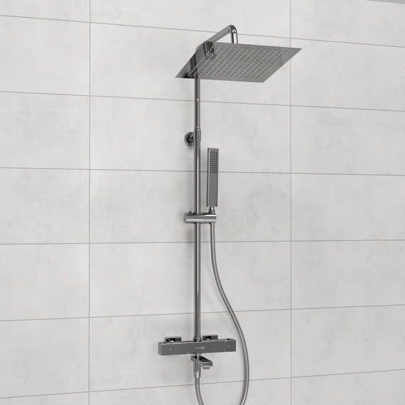 Душевая стойка с термостатом WasserKraft A199.118.103.087.CH Thermo - 2 Душевая стойка с термостатом WasserKraft A199.118.103.087.CH Thermo фото 2