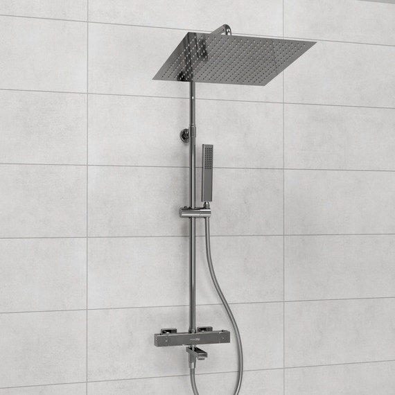 Душевая стойка с термостатом WasserKraft A199.119.103.087.CH Thermo - 2 Душевая стойка с термостатом WasserKraft A199.119.103.087.CH Thermo фото 2