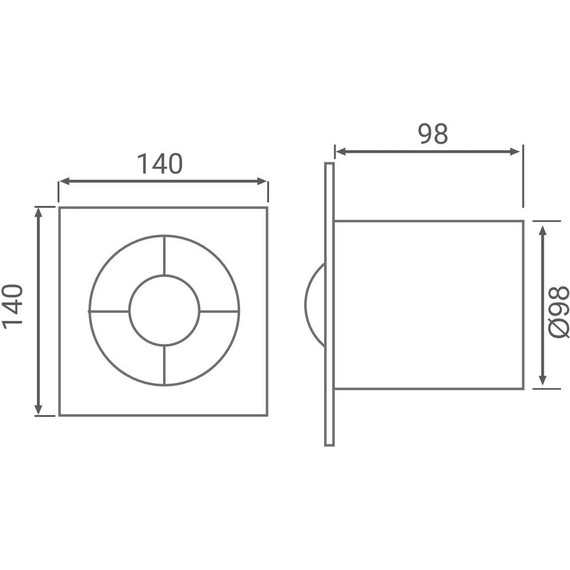Вентилятор вытяжной Pestan Bettoserb 110150, белый фото 2