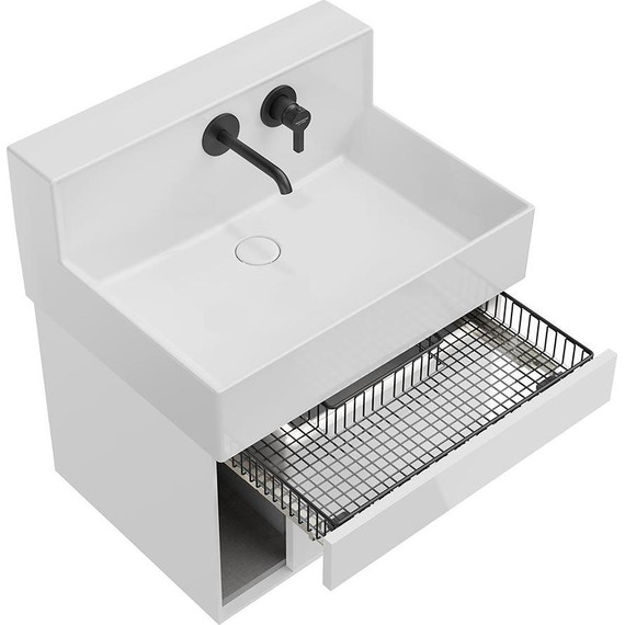 Тумба подвесная с раковиной Kerama Marazzi Logica M 65 см LO.M.65\WHT, белый - 3 Тумба подвесная с раковиной Kerama Marazzi Logica M 65 см LO.M.65\WHT, белый фото 3