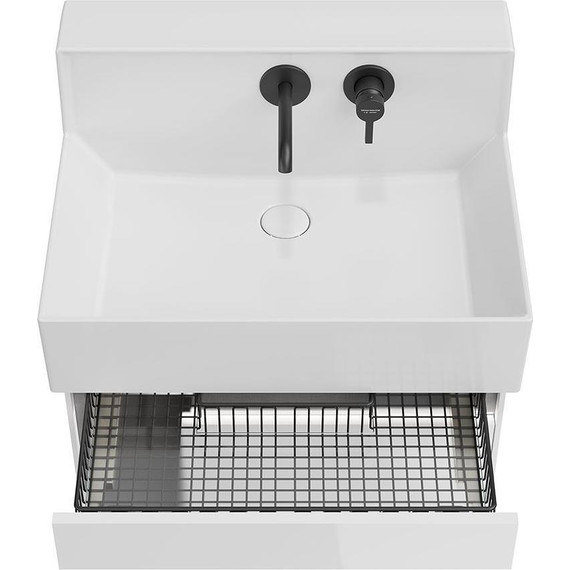 Тумба подвесная с раковиной Kerama Marazzi Logica M 65 см LO.M.65\WHT, белый - 4 Тумба подвесная с раковиной Kerama Marazzi Logica M 65 см LO.M.65\WHT, белый фото 4