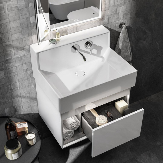 Тумба подвесная с раковиной Kerama Marazzi Logica M 65 см LO.M.65\WHT, белый - 6 Тумба подвесная с раковиной Kerama Marazzi Logica M 65 см LO.M.65\WHT, белый фото 6