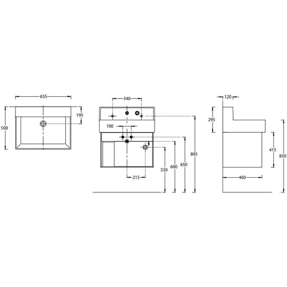 Тумба подвесная с раковиной Kerama Marazzi Logica M 65 см LO.M.65\WHT, белый - 7 Тумба подвесная с раковиной Kerama Marazzi Logica M 65 см LO.M.65\WHT, белый фото 7