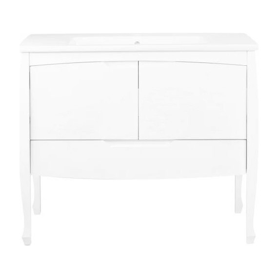 Тумба напольная с раковиной Pestan Lord 100 см LRD1000T-DR (раковина Dreja 100) белый - 3 Тумба напольная с раковиной Pestan Lord 100 см LRD1000T-DR (раковина Dreja 100) белый фото 3