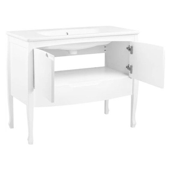 Тумба напольная с раковиной Pestan Lord 100 см LRD1000T-DR (раковина Dreja 100) белый - 4 Тумба напольная с раковиной Pestan Lord 100 см LRD1000T-DR (раковина Dreja 100) белый фото 4